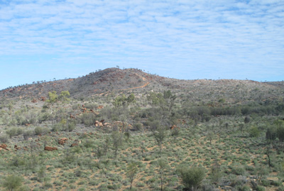 3 miles NW of Alice Springs, Ghan, 2013 Australia (North-South)