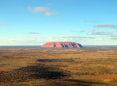 The Great Orange Rock, Ayers Rock Helicoper Tour, 2013 Australia (North-South)