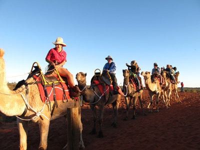 Bold Adventurers, Sunset Camel Tour, 2013 Australia (North-South)
