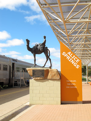 Alice Springs: Ghan Station, Ghan: Alice to Adelaide, 2013 Australia (North-South)