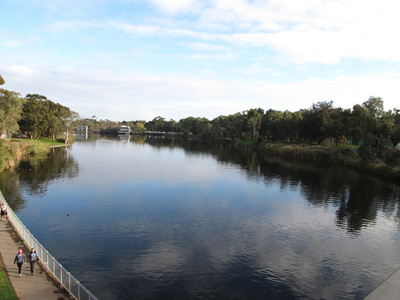 River Torrens, Adelaide, 2013 Australia (North-South)