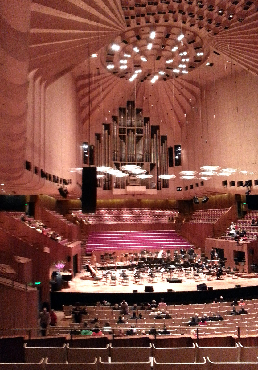 Sydney, Opera House Interior Before Dame Edna concert