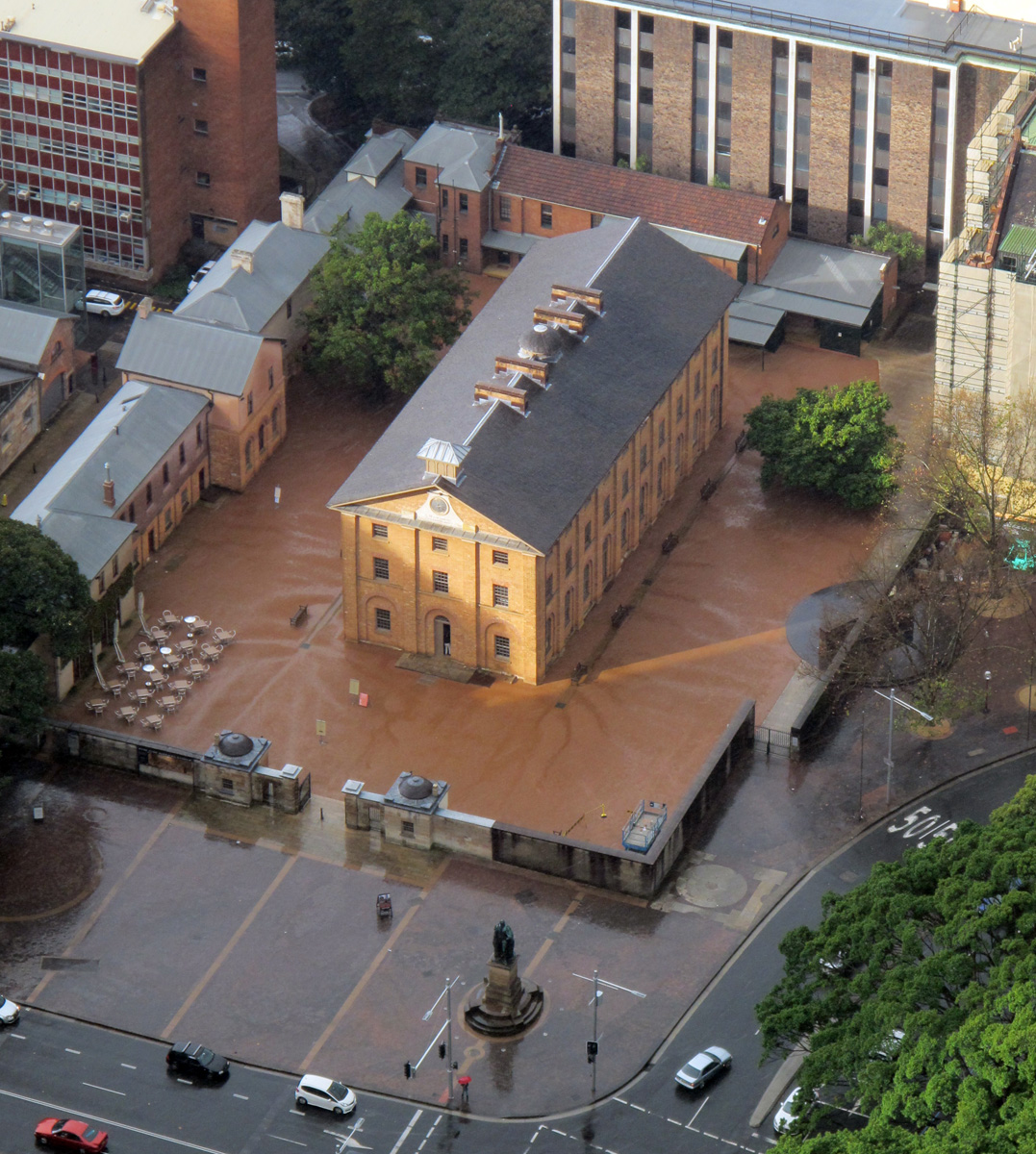 Sydney Tower, Hyde Park barracks