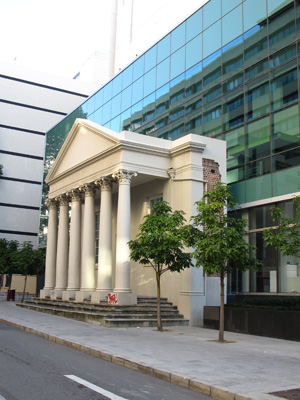 Old Facade kept with new building., Perth, Australia (West-East)