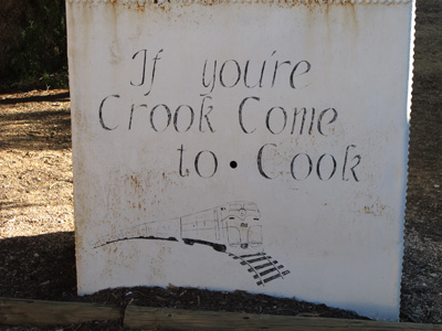 Cook: Support our local hospital!, Indian-Pacific, Australia (West-East)