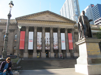 State of Victoria Library, Melbourne, Australia (West-East)