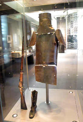 Ned Kelly's Armour, Melbourne, Australia (West-East)