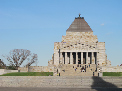 War Memorial Shrine, Melbourne, Australia (West-East)