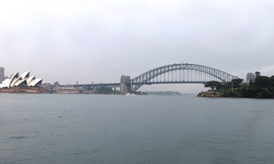 Opera House + Harbour Bridge, Sydney, Australia (West-East)