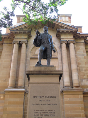 Matthew Flinders, Sydney, Australia (West-East)