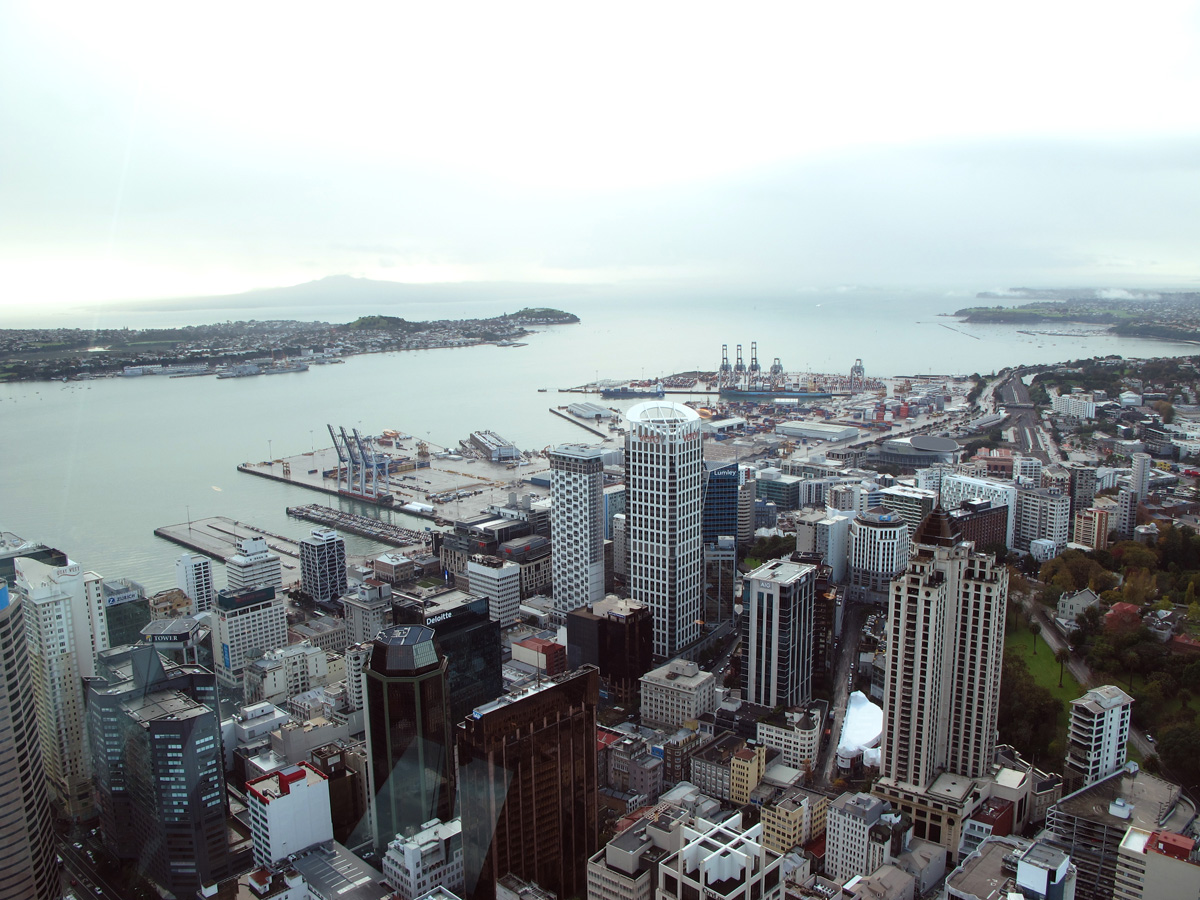 Auckland: Sky Tower, Sky Tower: City view