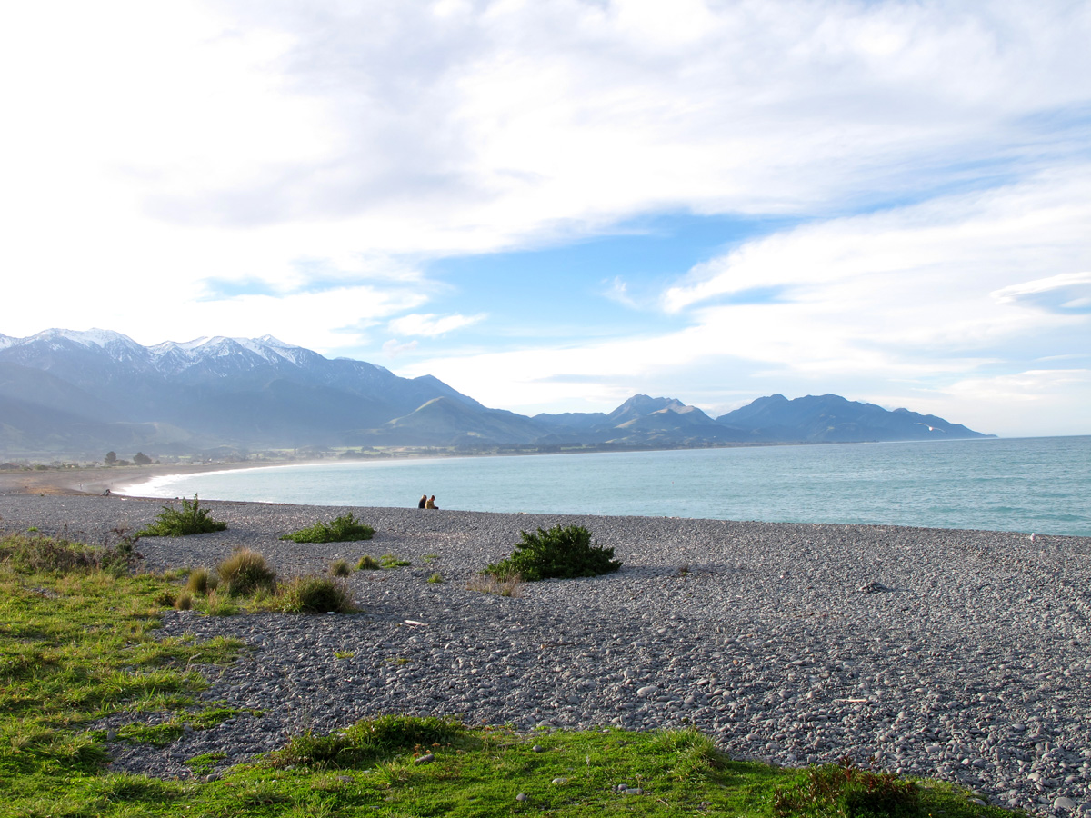 Wellington to Christchurch, 94 miles NE of Christchurch