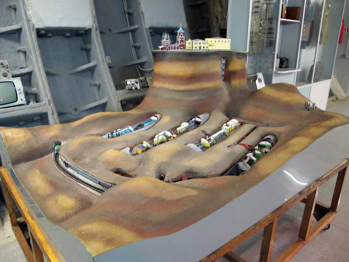 Moscow: Bunker 42, Bunker Cut-Away Model