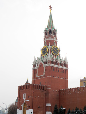 Kremlin Spassky Tower, Moscow, Moscow Area 2013