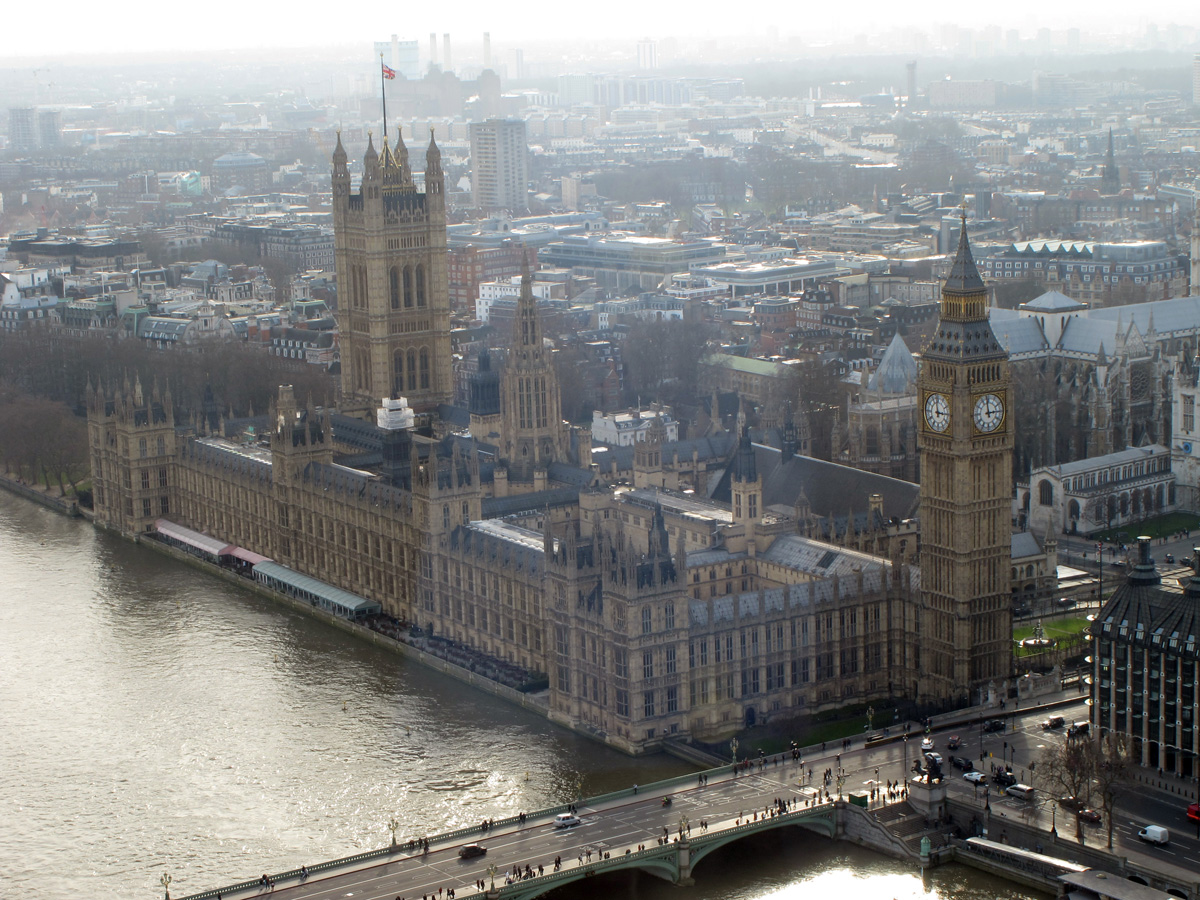 London, Parliament, from the London Eye