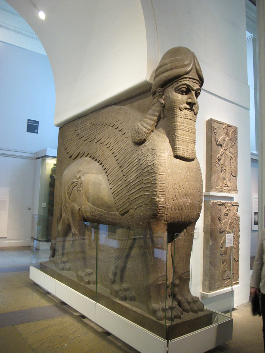 British Museum, Lamassu: Winged Lion #2 From Nimrud, c. 865-860 BC