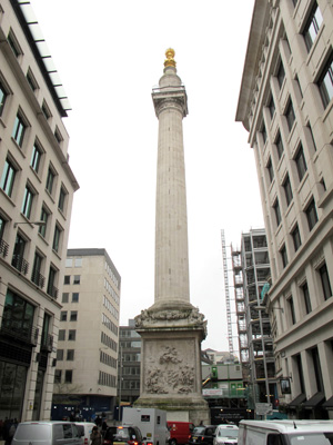 "The Monument" to the Great Fire (1677), London, UK 2013