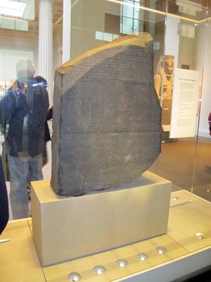 The Rosetta Stone, British Museum, UK 2013