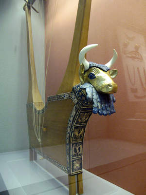 Golden Lyre of Ur, British Museum, UK 2013
