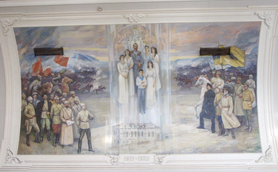 Station Mural: Civil War & Romanovs, Ekaterinburg, Ural Cities 2013