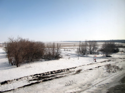 17 miles West of Orenburg, Ural Cities 2013