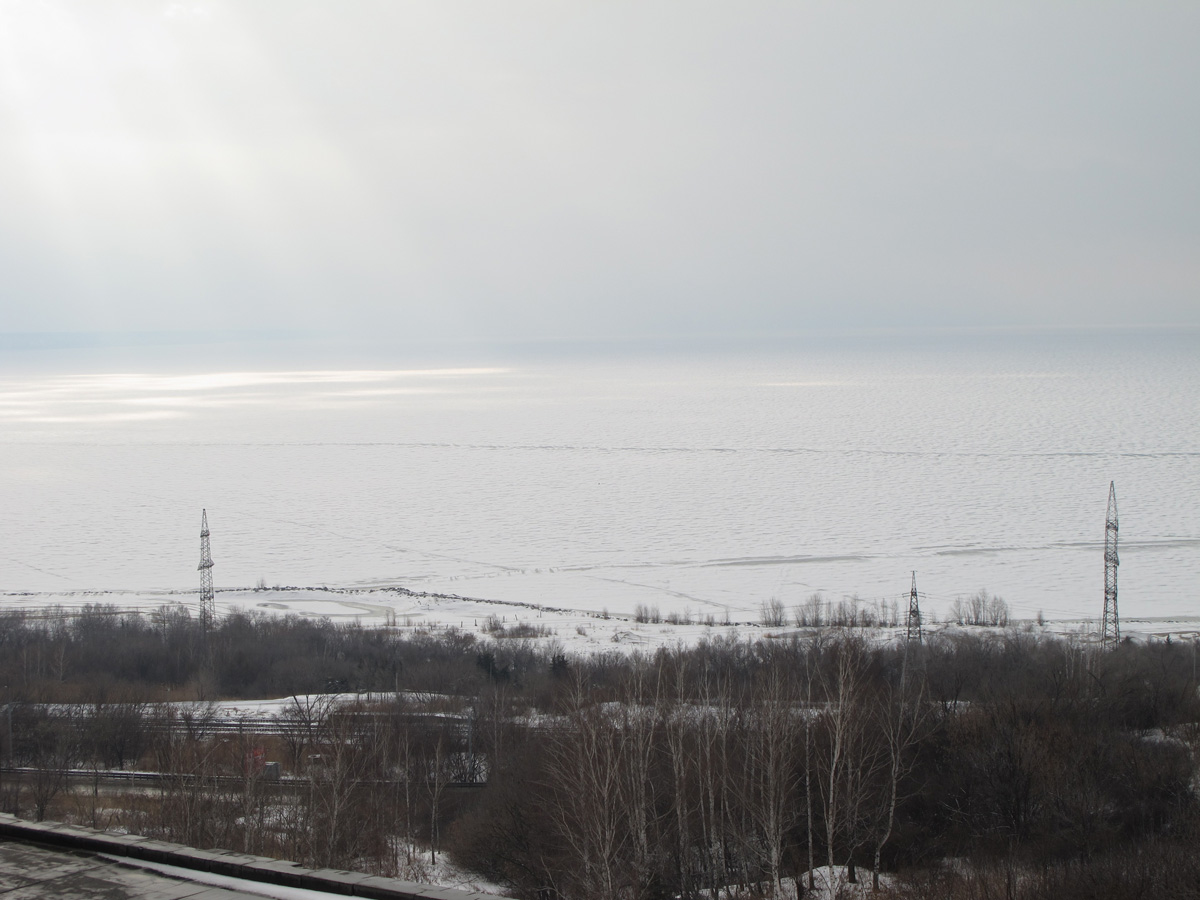 Ulyanovsk, The frozen Volga