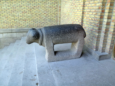 Azerbaijan Museum entrance Ram, Tabriz, Iran 2014