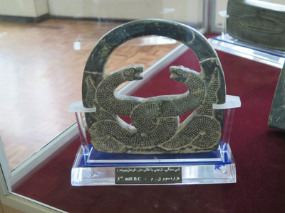 Stone "Handbag".  3rd millenium BC, Tabriz, Iran 2014