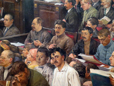 Congress painting detail, The Myth of the Heroic Leader, Russia 2014 (1)