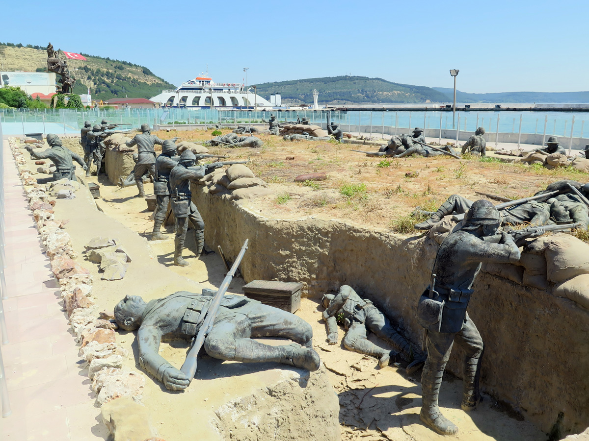 Troy, Gallipoli Monument at Eceabat