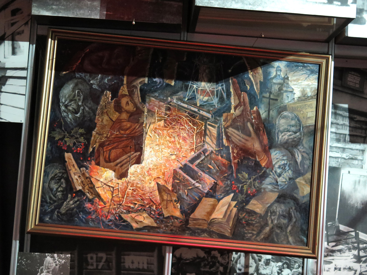Kiev, Chornobyl Museum painting