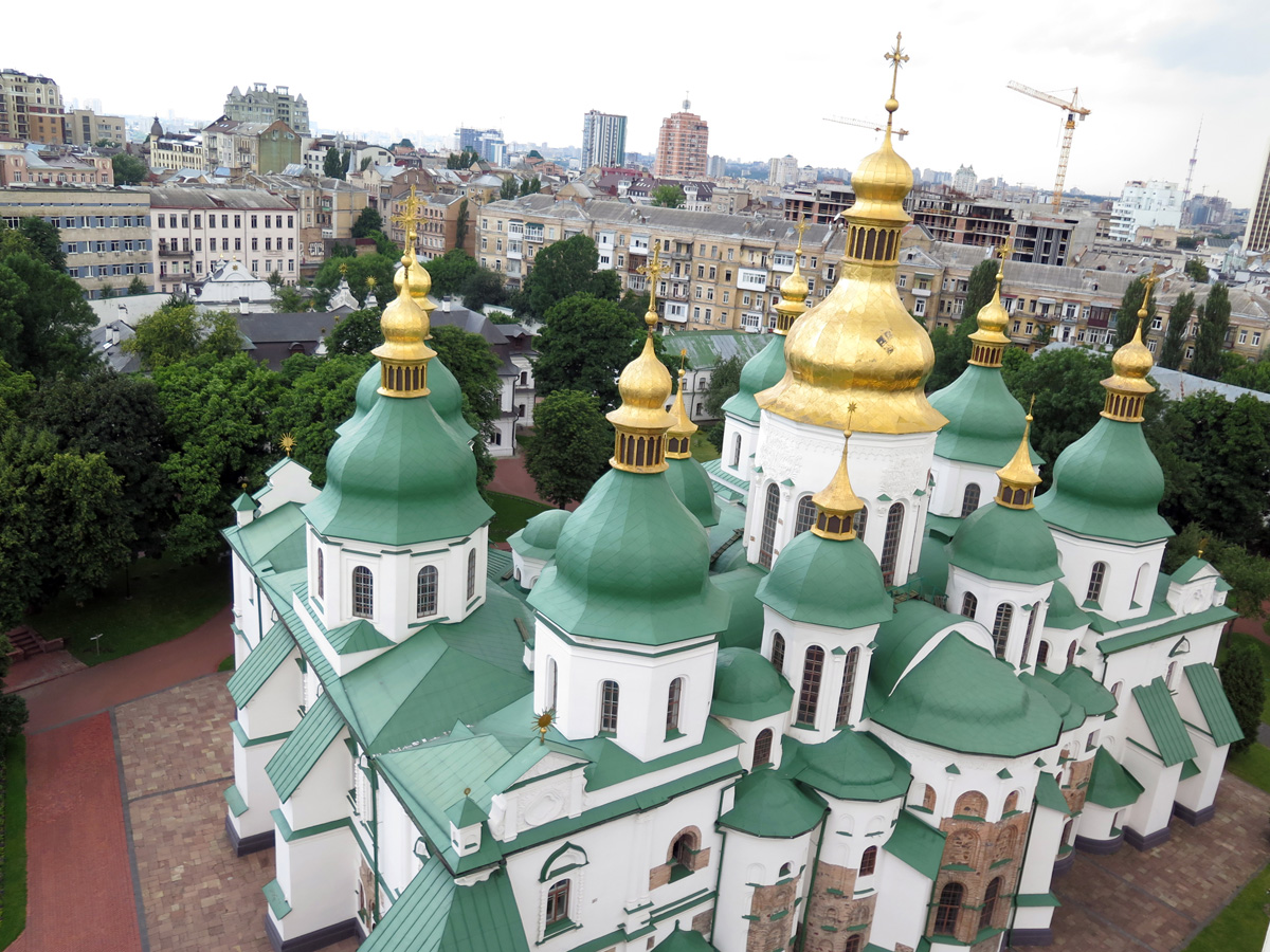 Kiev, St Sophia from Bell Tower