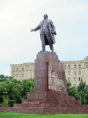 Lenin in Kharkiv, Ukraine 2014