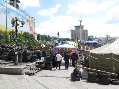 Maidan area, Kiev, Ukraine 2014