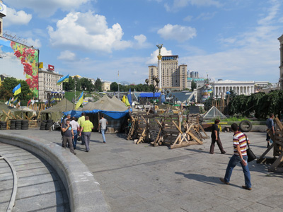Maidan area, Kiev, Ukraine 2014