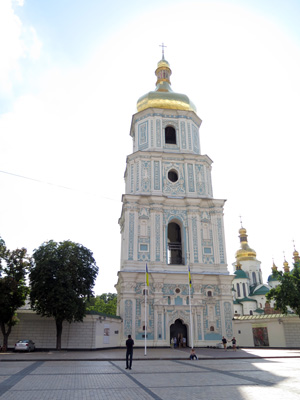 Bell Tower at St Sophia's Cathedral, Kiev, Ukraine 2014