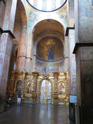 St Sophia's interior, Kiev, Ukraine 2014
