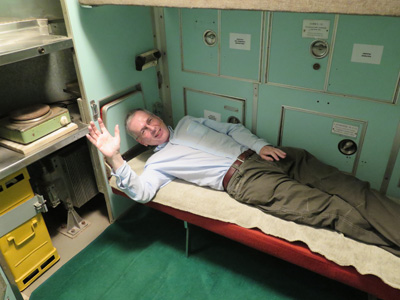 Scotsman in the silo crew room, Pervomaisk, Ukraine 2014