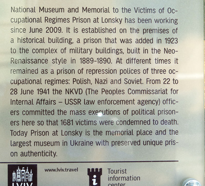 Occupation Museum, Lviv, Ukraine 2014