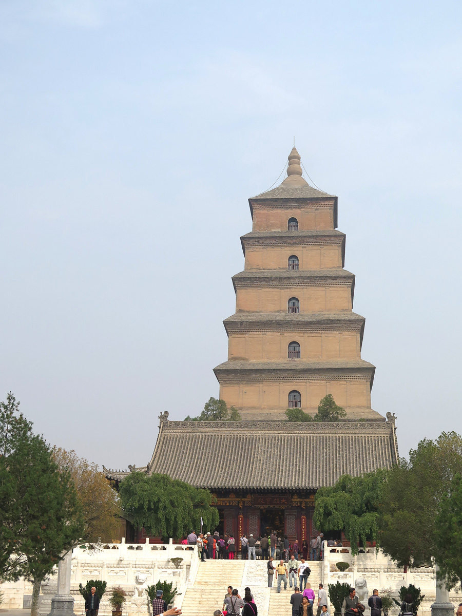 Xian, Big Wild Goose Pagoda.  7th c.
