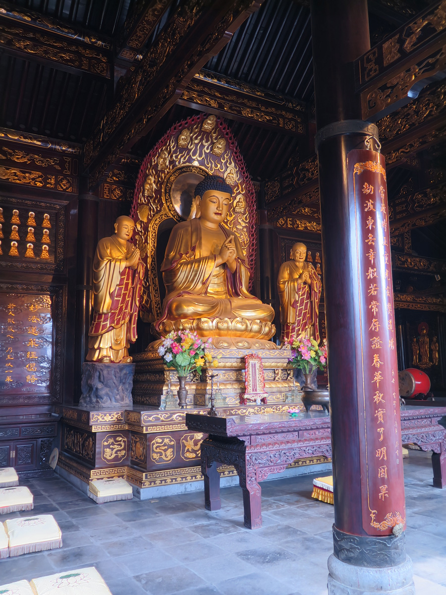 Xian, Shrine at Big Wild Goose Pagoda.