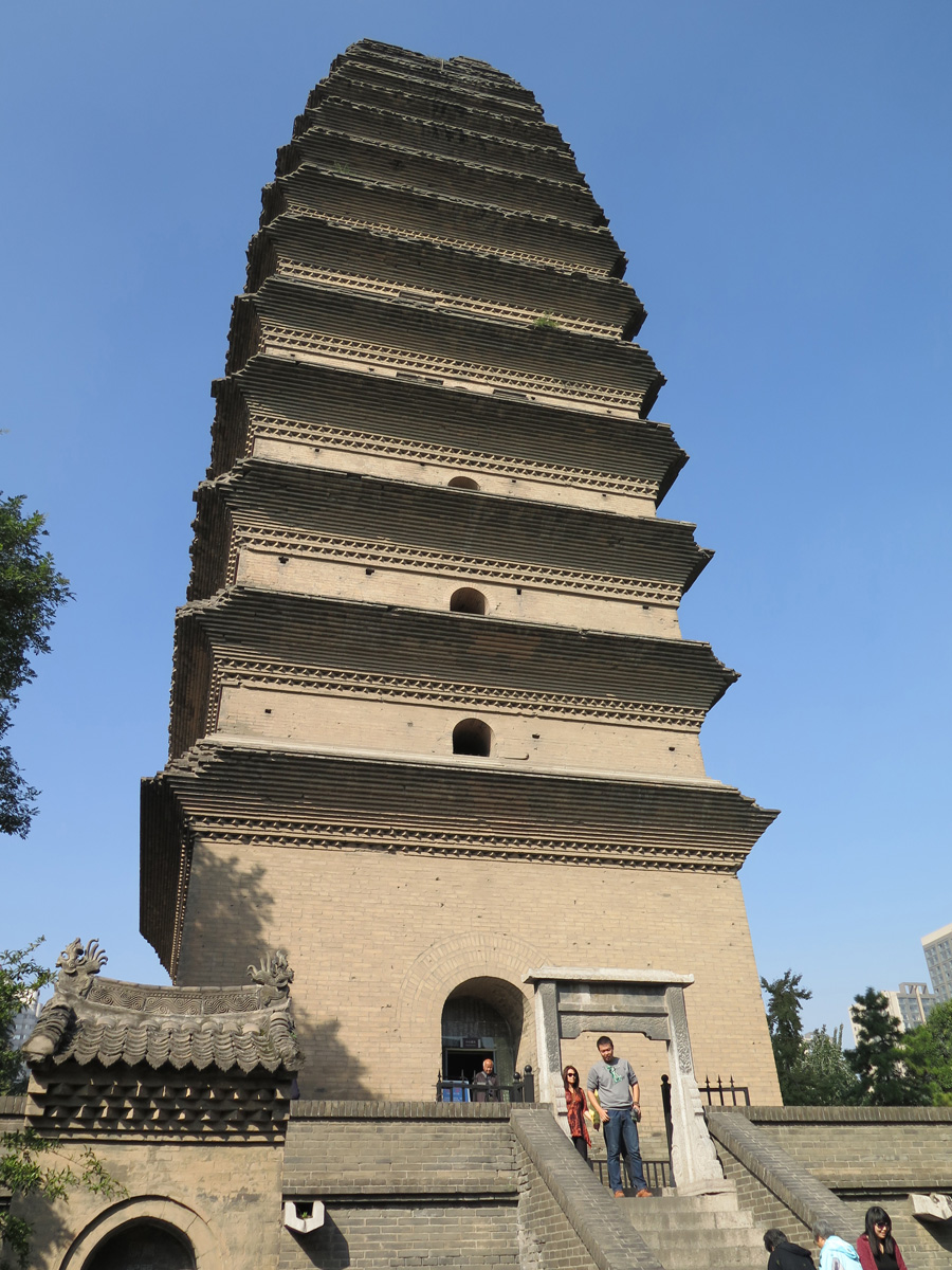 Xian, Little Wild Goose Pagoda.  8th c.