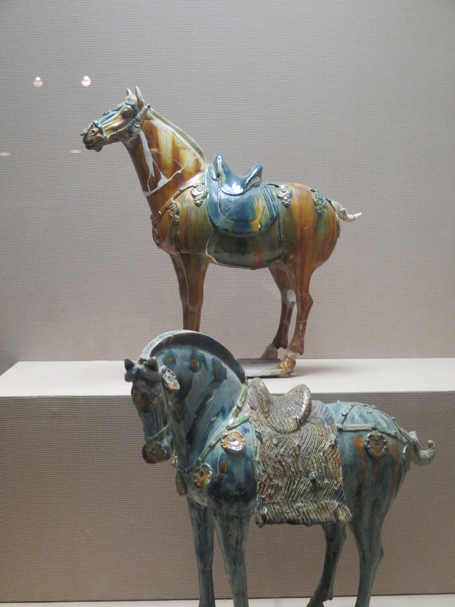 Xian, Tang Horses.  Xian Museum