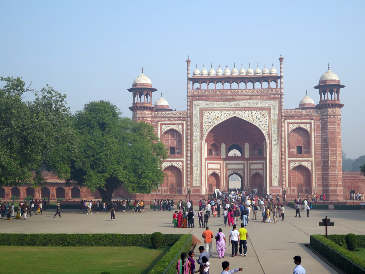 Agra, Taj Mahal: South Gate