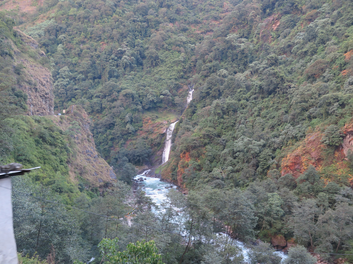 Tibet border to Kathmandu, 3 miles SW of Zhangmu