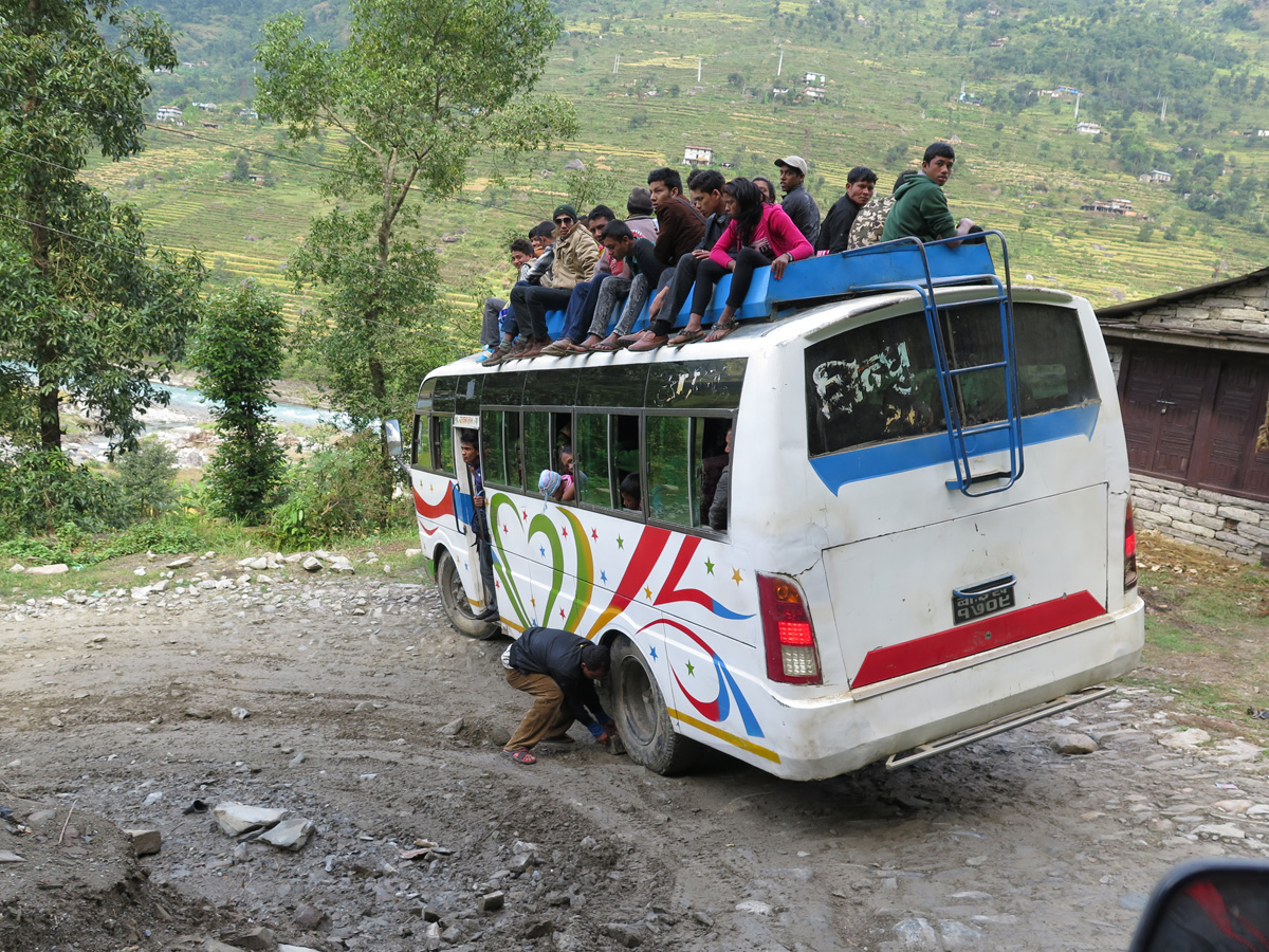Tibet border to Kathmandu