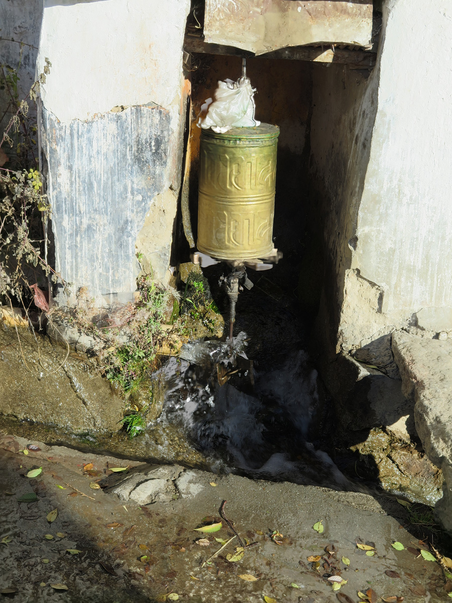 Drepung Monastery, Water-powered Prayer Wheel