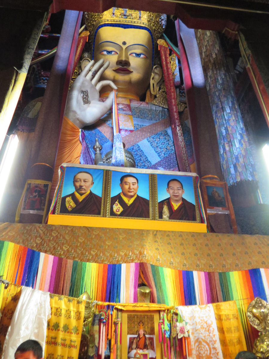 Tashilhunpo Monastery, Giant statue of the Maitreya (future) Buddha