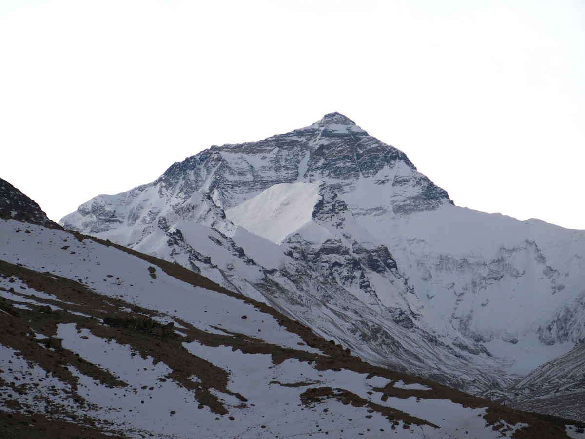 Everest Base Camp, Everest from Rongbuk