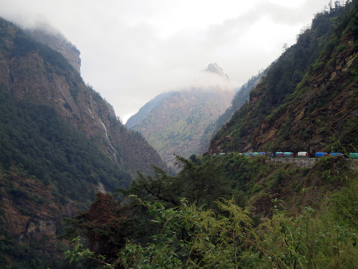 EBC to Zanghmu, 2 miles North of Zhangmu